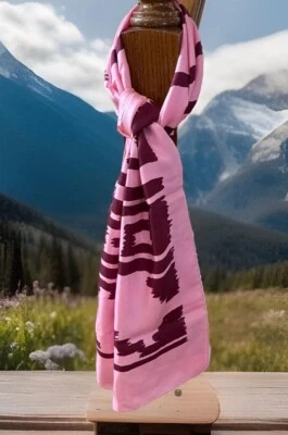 Bufanda pancarta vintage de diseñador Adele Simpson 100 % seda 17" X 64" pulgadas Foto 1 de 4