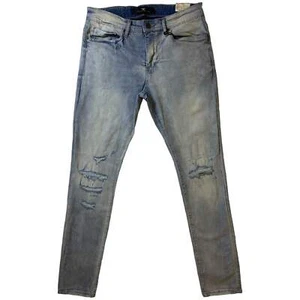 Men JORDAN CRAIG Shreds Knee Jeans - Picture 1 of 14