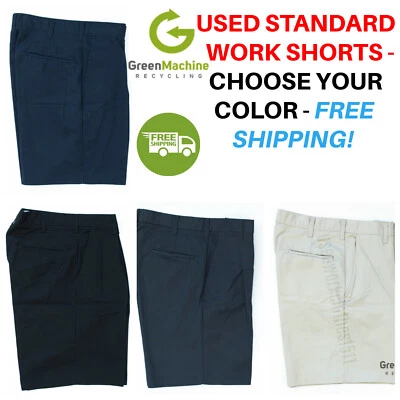 Used Uniform Work Shorts Cintas Redkap, Unifirst, G&K, Dickies etc FREE SHIPPING - Image 1 of 4