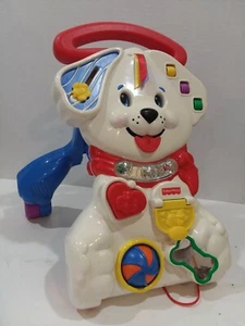 Fisher Price 1999 Bingo Dog Activity sit to stand Walker Crib Toy Plays Bingo - Picture 1 of 6