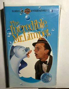 THE INCREDIBLE MR LIMPET, DON KNOTTS WB FAMILY VHS CLAMSHELL - Picture 1 of 2