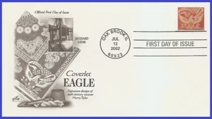 USA4 #3646 U/A ARTCRAFT FDC Coverlet Eagle - Picture 1 of 1