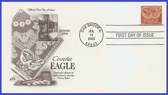 USA4 #3646 U/A ARTCRAFT FDC   Coverlet Eagle - Image 1 of 1