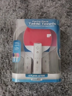 Nintendo Wii Party Pack Table Tennis Remote Extensions Controller Paddles - NIB - Image 1 of 2