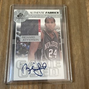 2003 SP Game Used Richard Jefferson Jersey/Auto 40/100