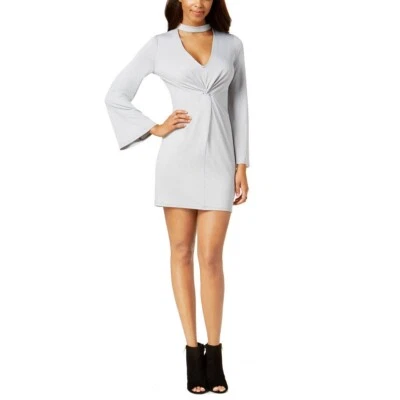 KENSIE NUEVO Vestido Para Mujer Mangas Campana Mini Gargantilla Retorcido TEDO Foto 1 de 2