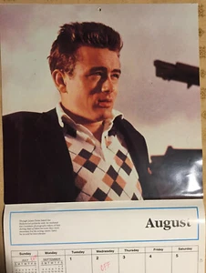 James Dean 1995 New Season Calendar, 12 Month Hollywood Film Star, Photography - Picture 1 of 6