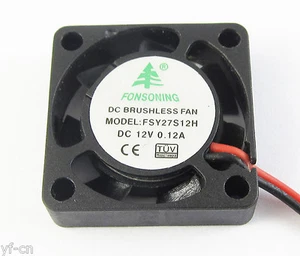 100x Brushless DC Cooling Fan 40x40x10mm 4010 9 blades 12V 0.08A 2pin Connector - Picture 1 of 6