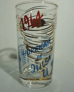 Juego de tazón Bluebonnet 1964 10 oz vidrio Universidad de Tulsa fútbol TU vs Mississippi - Imagen 1 de 11