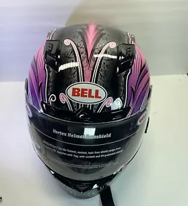 Bell Vortex Motorcycle Helmet LARGE Monarch PINK with bag in box - Foto 1 di 16