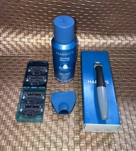 Harry's Original Razor 5 Blades Refills 4 Refills, Shaving Gel & Razor Handle. - Picture 1 of 9