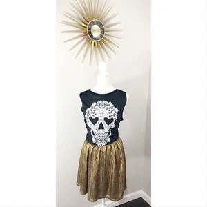 Olsenboye Disco-Rock gold lahm metallic Junior Größe 7 - Bild 1 von 6