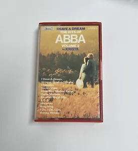 ABBA - I Have A Dream The Hits of ABBA Volume 2 - Paper Labels Chevron Cassette - Picture 1 of 3