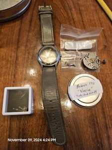 Peseux 170 Case, Hands, Movement, For Parts Or Repair - Picture 1 of 5