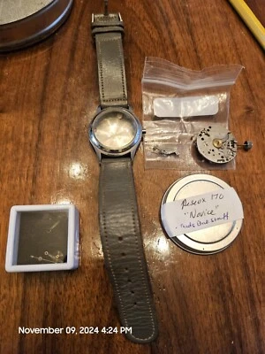 Peseux 170 Case, Hands, Movement, For Parts Or Repair - Image 1 of 4