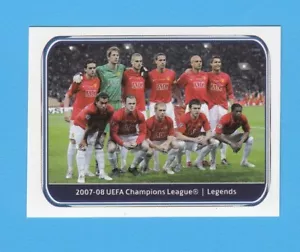 Sticker Manchester utd 2007-08 C RONALDO Champions League UEFA 2010-11 Panini - Picture 1 of 2