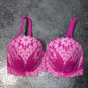 Victoria's Secret Dream Angels Multi Way/ Multi Optionen 34DD BH Pink Blumen - Bild 1 von 10