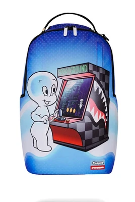 MOCHILA SPRAYGROUND x CASPER GHOST PLAYER ONE B7780 NUEVA EN BOLSA con ETIQUETAS Foto 1 de 4