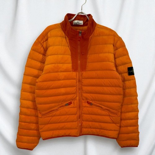 Piumino Stone Island 711543825 tessuto telaio arancione taglia M #EG AEA