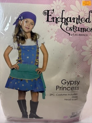 Princesa Gitana Niño S 4-6 Disfraz Encantado Pierna Avenida Pequeño Halloween Juegos con disfraces Foto 1 de 4