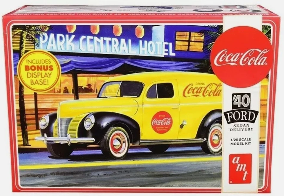 AMT,FORD Sedán Entrega 1940 - COCA-COLA para montar y pintar, 1/25, AMT1161/12 Foto 1 de 1