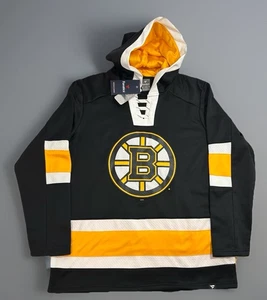 Boston Bruins Fanatics Inside Line Fleece Pullover Hoodie Men’s Size Medium $95 - Picture 1 of 8