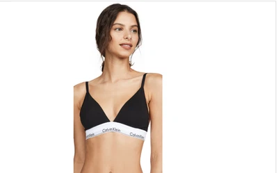 Bralette Triángulo Ligeramente Forrado Modal Algodón Icono Mujer Calvin Klein S 4912 Foto 1 de 2