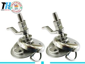 956-07189-00 Marine Boat Lift Handle Lock Flush Mount 75x62mm Center 64m x2 PCS - Picture 1 of 10