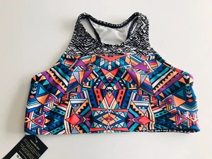 Art Class Girls Tankini Aztec Print Multi-Color UPF 50+ Size XL (14-16) NWT! - Picture 1 of 2