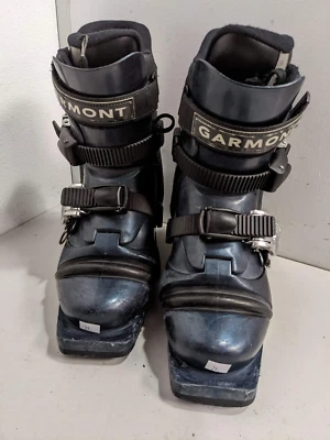 Botas de esquí Garmont Veloce XC - Telemark - 75 mm 3 pines talla Mondo 24 azules usadas Foto 1 de 4