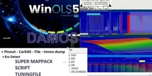 Data pack WinOls damos Md_Mg_Medc_Simos Skript+File tuned+Immo+Pinout+CarEdit+Ec - Picture 1 of 1