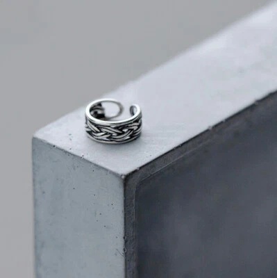 Single Ohrklemme Ear Cuff Keltische Gothic 925er Silber Ohrringe Schmuck A1763 - Bild 1 von 4