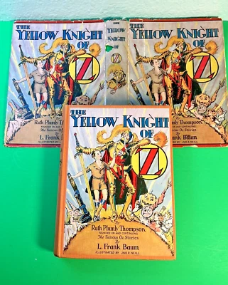 The Yellow Knight of Oz Ruth Plumly Thompson L. Frank Baum w/Dust Jacket 1937 Foto 1 de 4