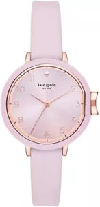 Kate Spade New York - Women's Park Row Pink Silicone Strap Watch 34mm NEW IN BOX - Picture 1 of 2