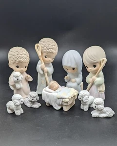 Belén Precious Moments 1986 #104000 9 piezas sin caja - Imagen 1 de 24