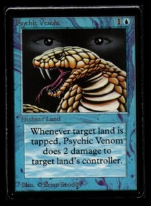 MRM ENGLISH Psychic Venom MTG magic BETA - Imagen 1 de 1