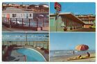 Oceanside CA Penn-Fin Motel Postcard California
