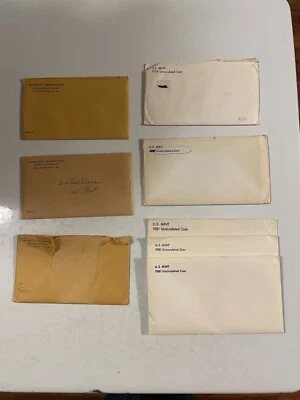 Mint Set Envelopes No Coins Varied Dates From 1950's to 1980's Total of 9 - Image 1 of 4