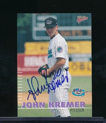 2000 Greensboro Bats Multi-Ad #15 John Kremer signed auto autograph - Image 1 of 2