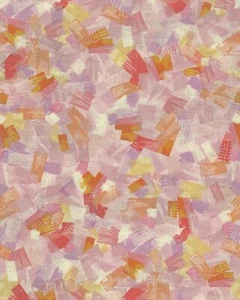 Fabric, Turnowsky for Quilting Treasures Pastel Rectangles, by HALF yard - Picture 1 of 1