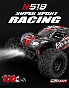 1/8 RAPTOR II N518 MONSTER TRUCK 4WD 100+Klm/Hr Brushless 1x 3Lipo 130A(6S) ESC - Picture 1 of 15
