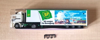 Albedo/Herpa VOLVO F12 BP collo d'oca cassonato OVP 1:87 - Immagine 1 di 3