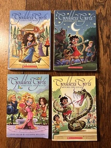 Goddess Girls Book Books Lot Of 4 Joan Holub Suzanne Williams - Picture 1 of 6