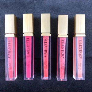Ellen Tracy Lip Gloss Collection 5 Shades Lot of 5 NEW - Picture 1 of 3