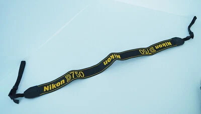 Nikon AN-DC14 1.5" Negro/Amarillo Cuello/Hombro Correa Nikon D750 (NUEVO) Foto 1 de 4