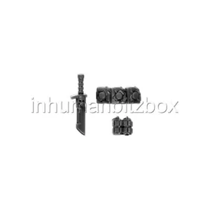 NCVS33 MESSER + TASCHE VAN SAAR NECROMUNDA WARHAMMER 40000 BITZ 75-80-81 - Bild 1 von 1