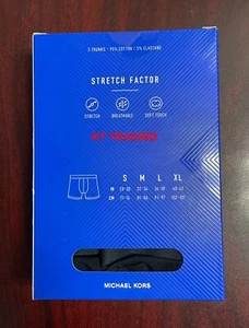 (3-Pk) MICHAEL KORS ~ STRETCH FACTOR TRUNKS Breathable Soft Touch Men Underwear - Picture 1 of 12