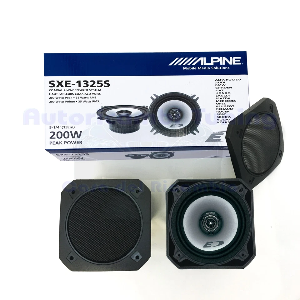 Alpine SXE-1325S Coaxial Speakers 2-Way 130mm for DAF XF 106