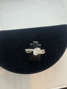 14k white gold .50 ctw diamond Ever Us ring size 8.5 - Picture 1 of 16