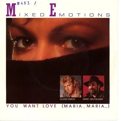 MIXED EMOTIONS, You Want Love / You Want Love (Instrumental, Single 7" 45 Stereo - Bild 1 von 4